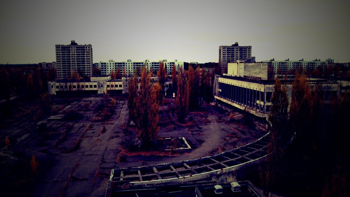 Площадь в Припяти обои