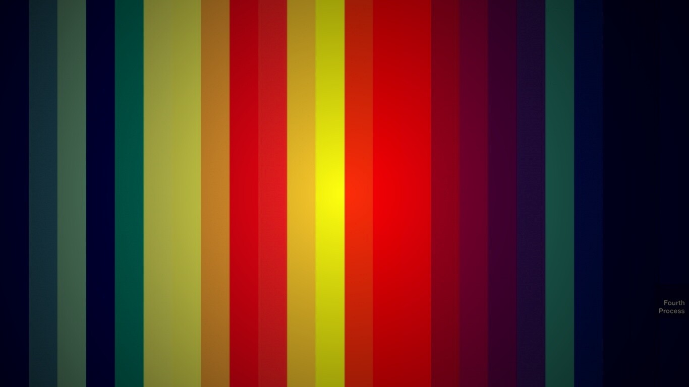 Радужные полосы обои