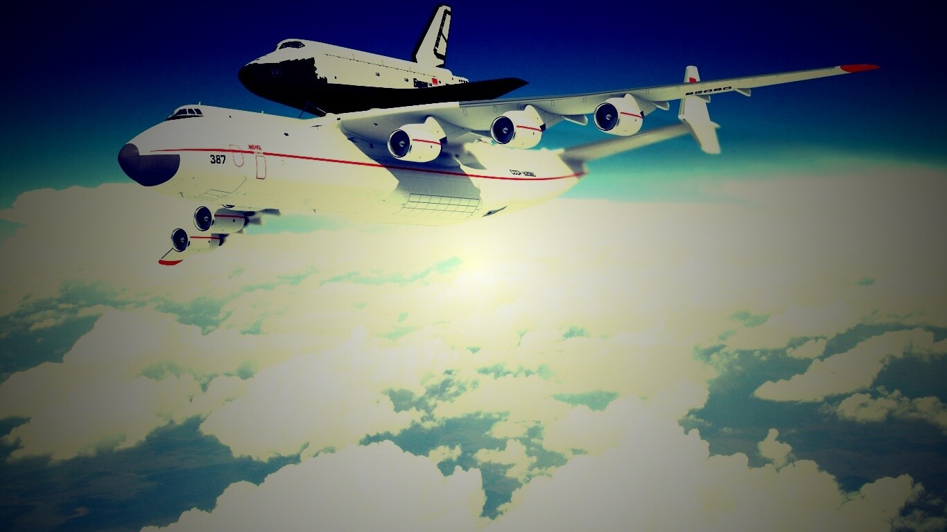 Авиатранспортировка Бурана обои