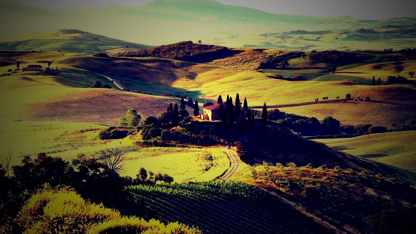 Поместье в Италии обои