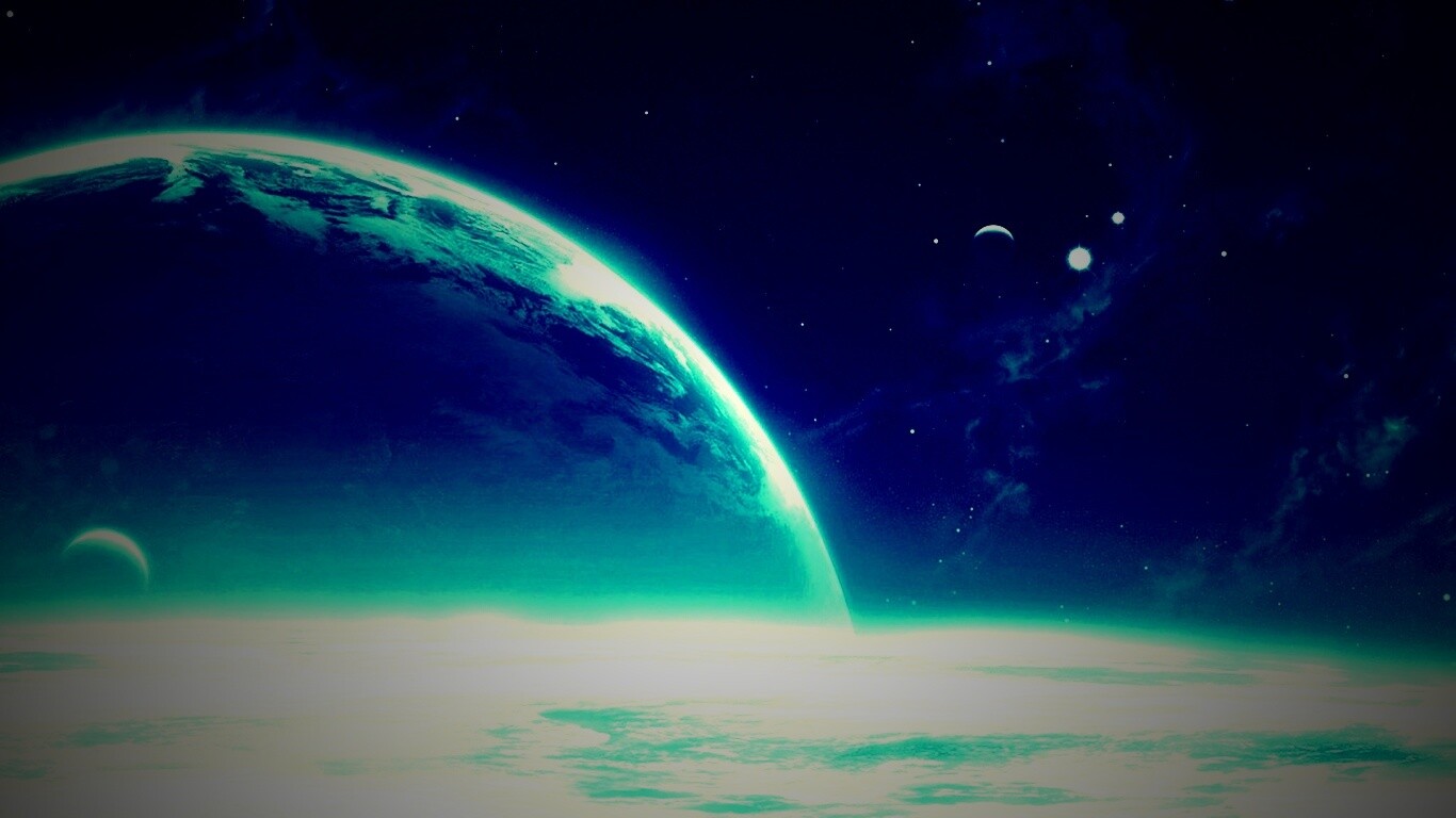 Планета за горизонтом обои