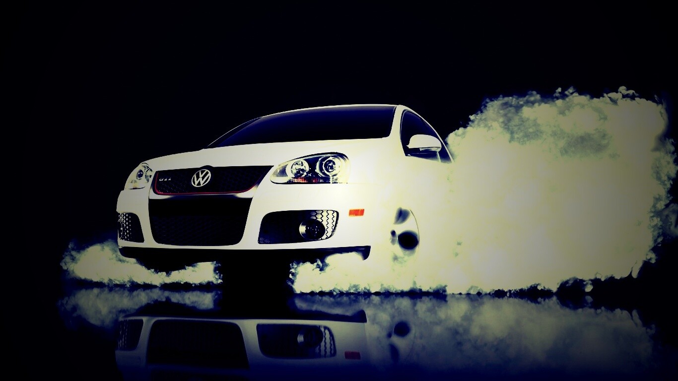 Буксующий белый Фольц обои