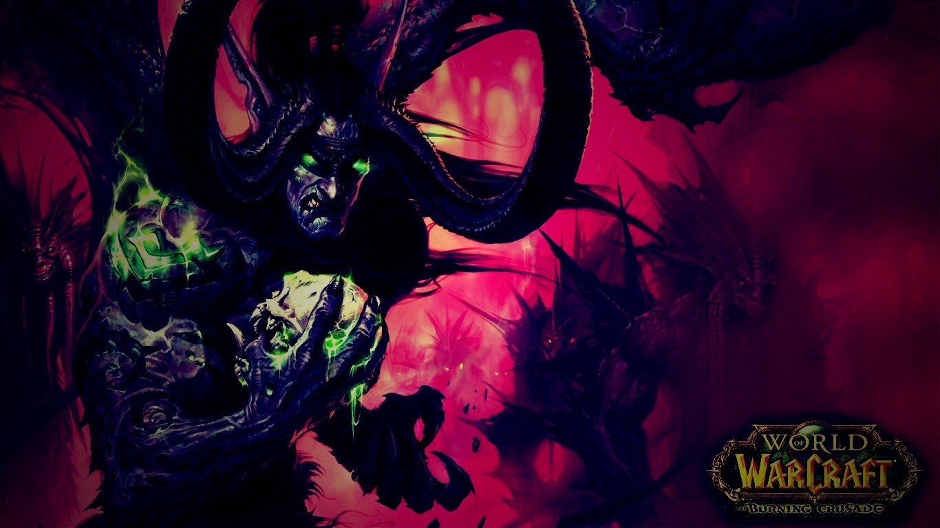 Иллидан из WoW BC обои