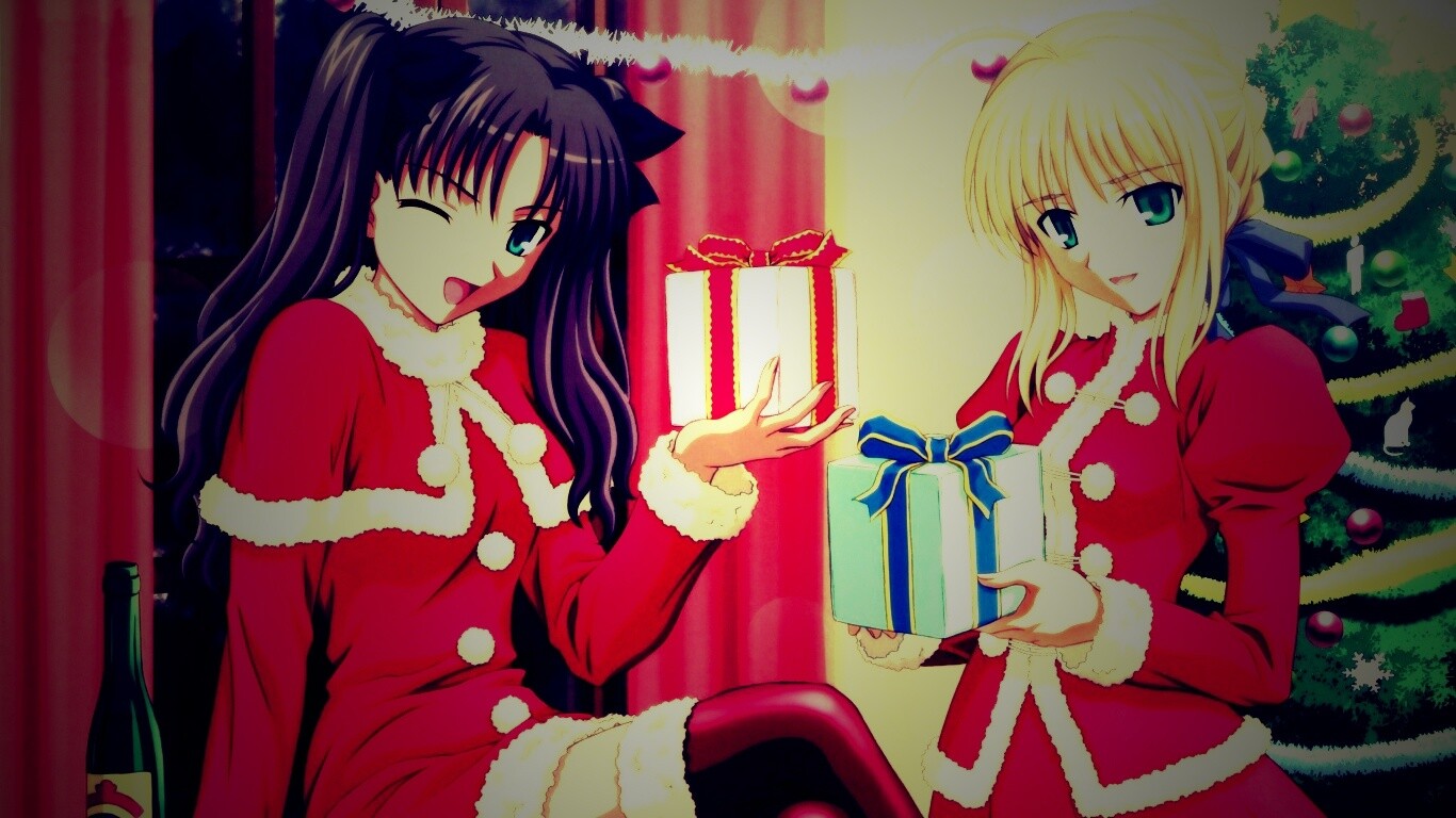 Новогдние подарки обои