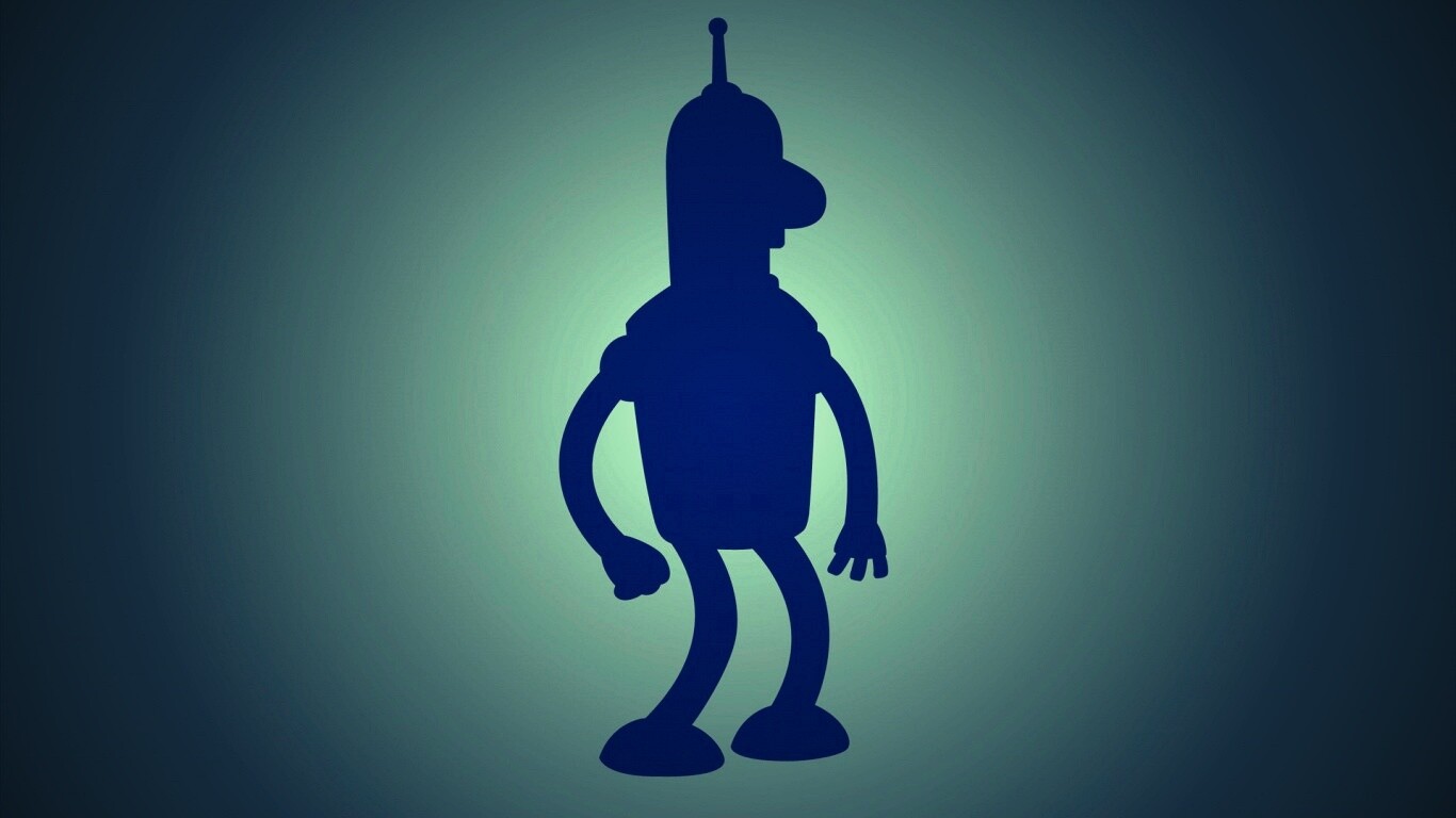 Силуэт Бендера обои