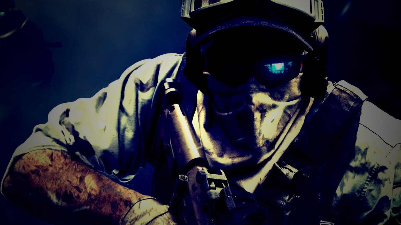 Боец в маске обои