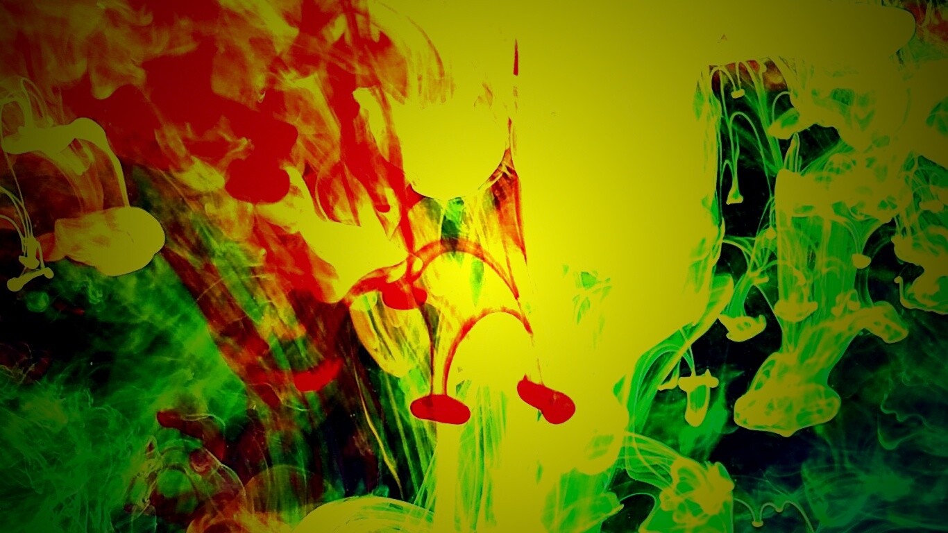 Краска растворяется в воде обои