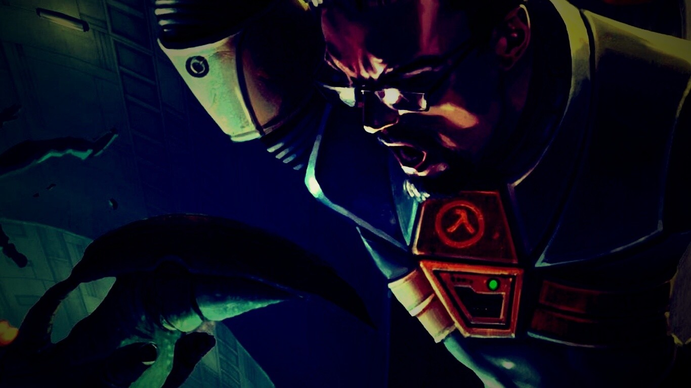 Рисованный Гордон Фримен обои