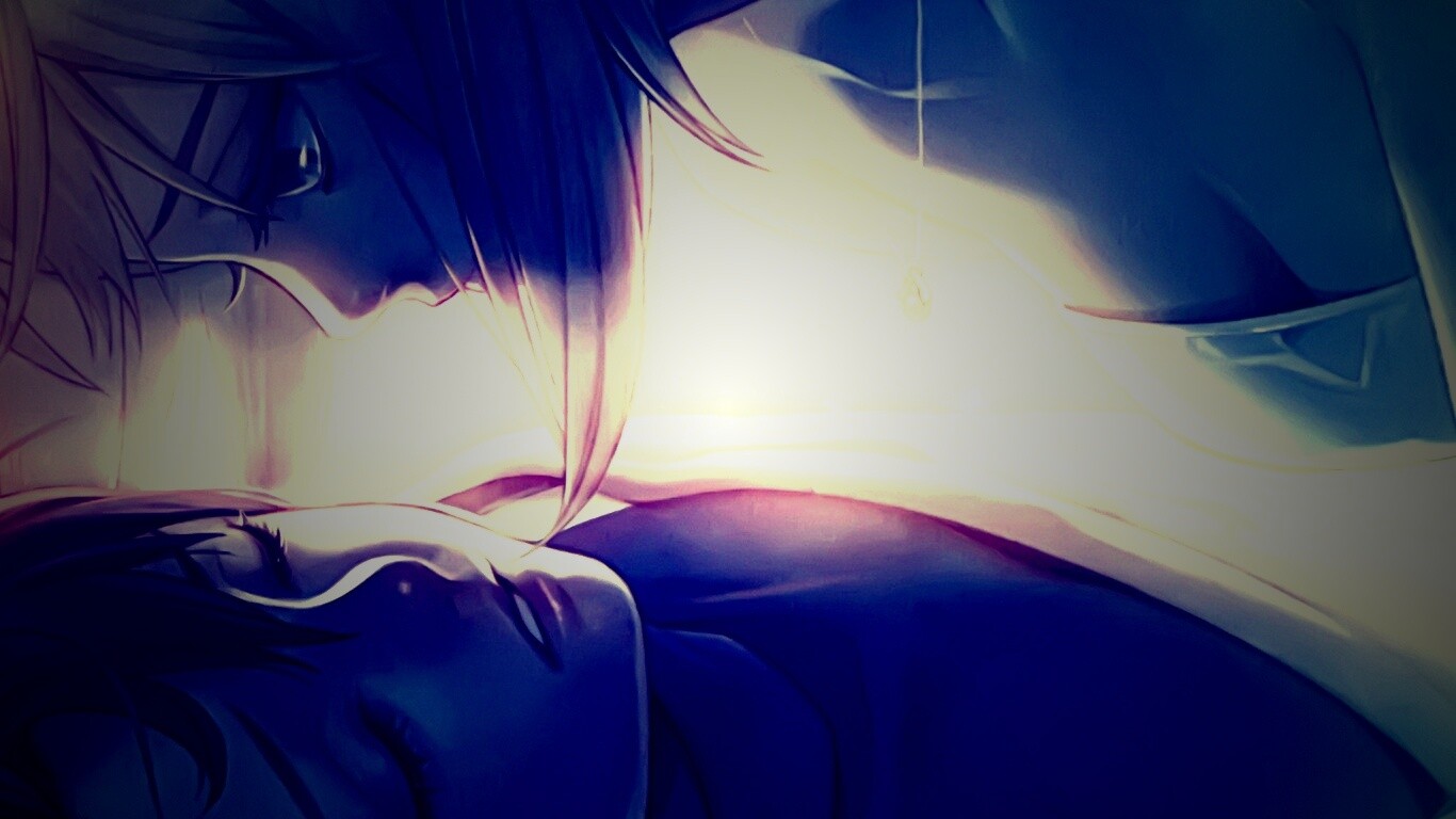 За секунду до поцелуя обои