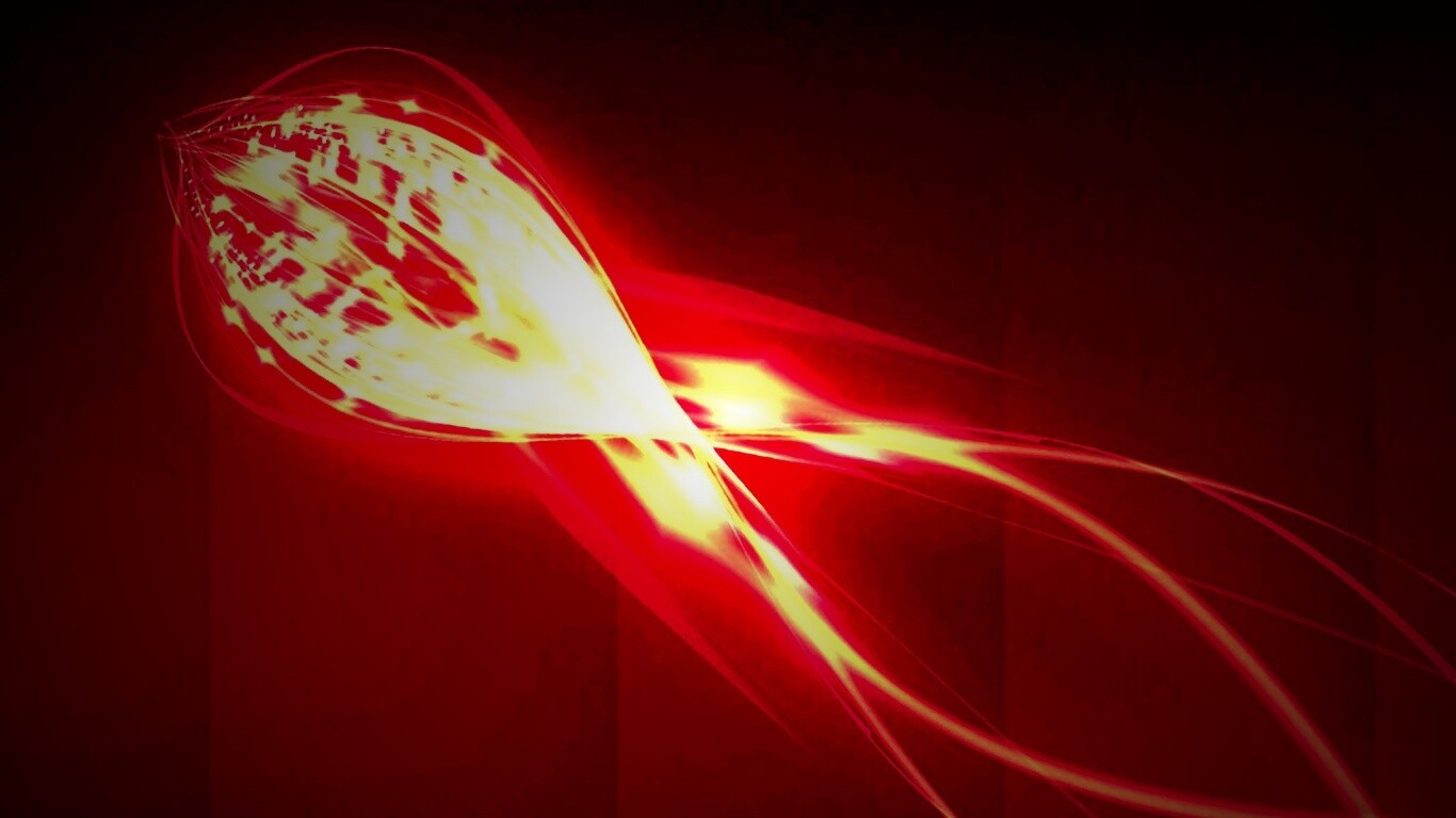 Сгусток красных линий обои