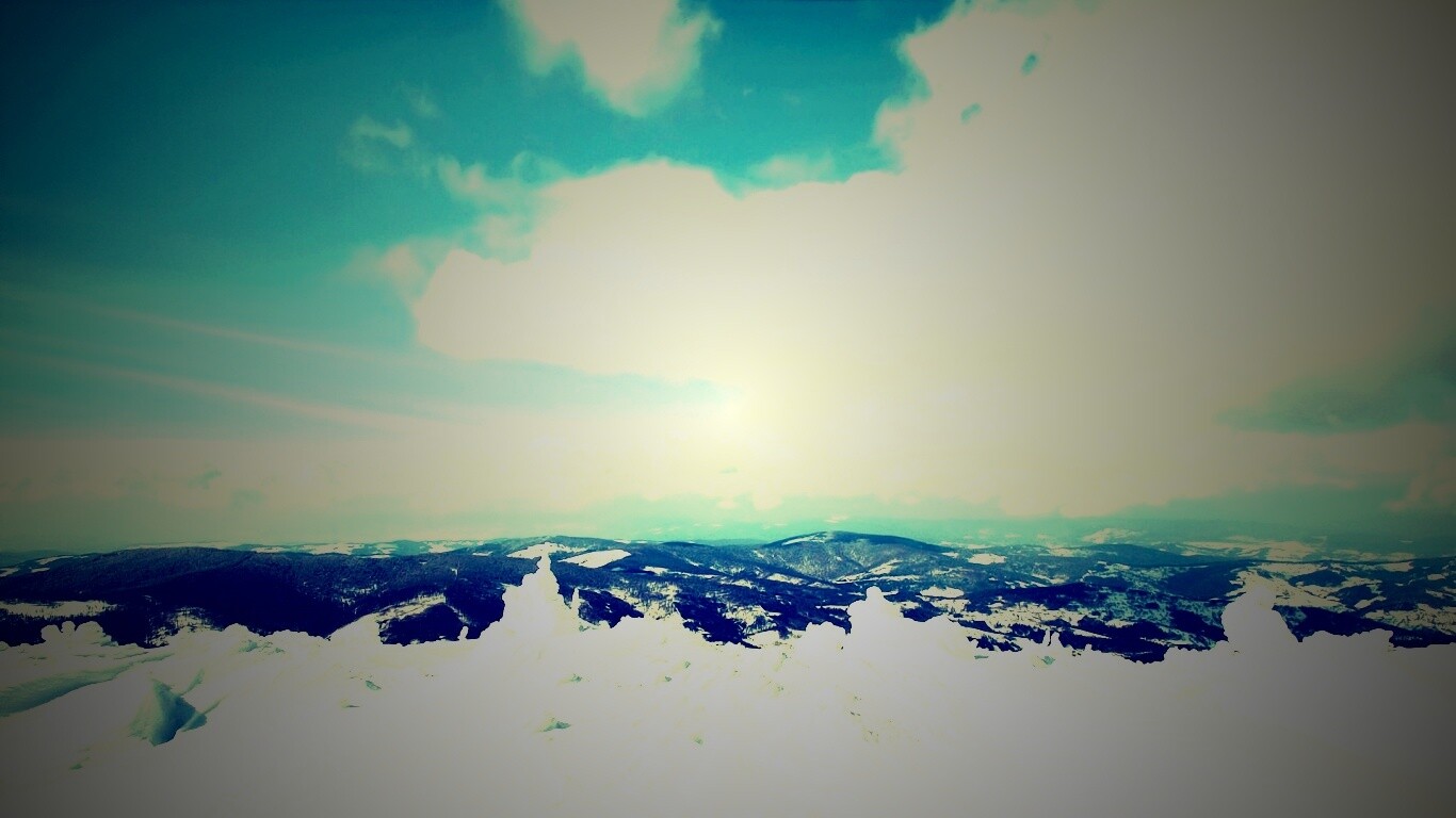 Горная вершина обои