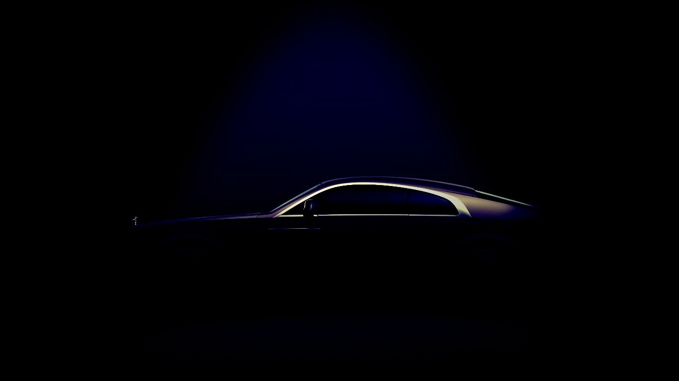 Силуэт Rolls Roys обои