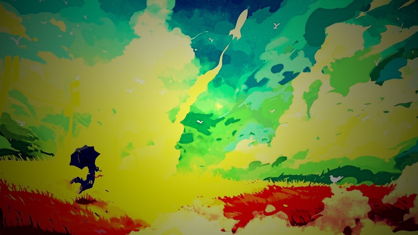 Красочный день обои