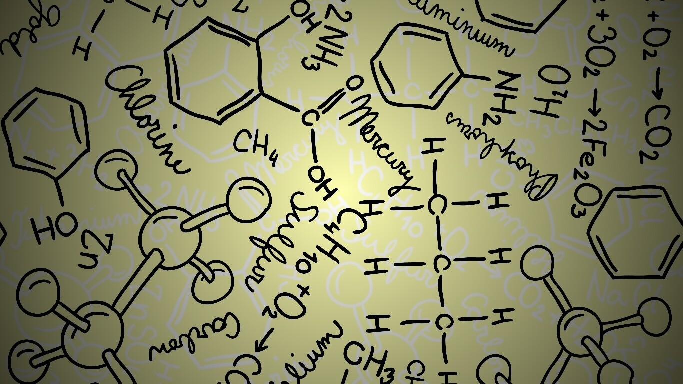 Химические формулы обои