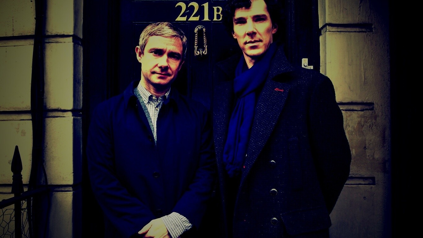 Шерлок и Ватсон обои