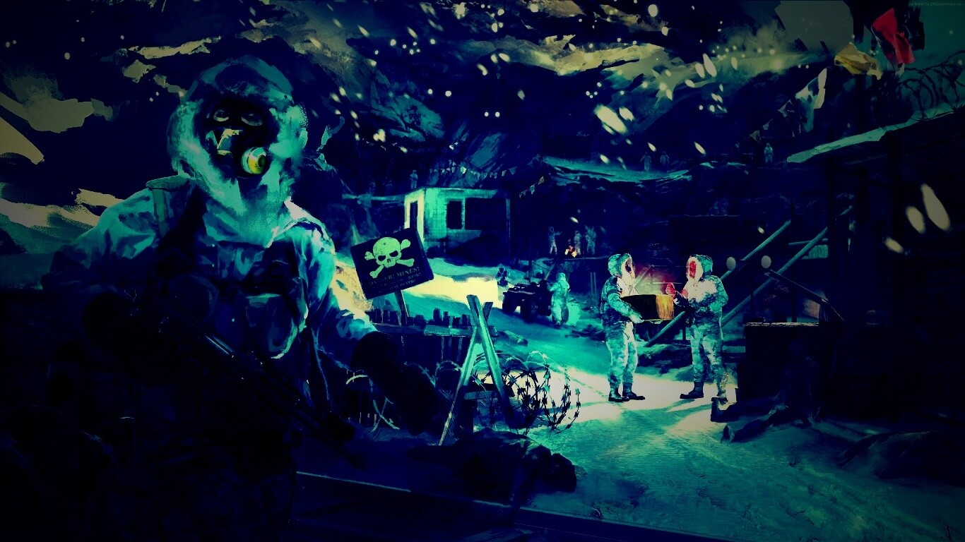 Снежно и опасно обои