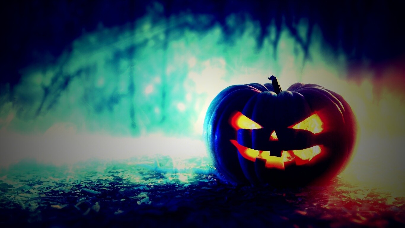 Хэллоуинская тыква обои