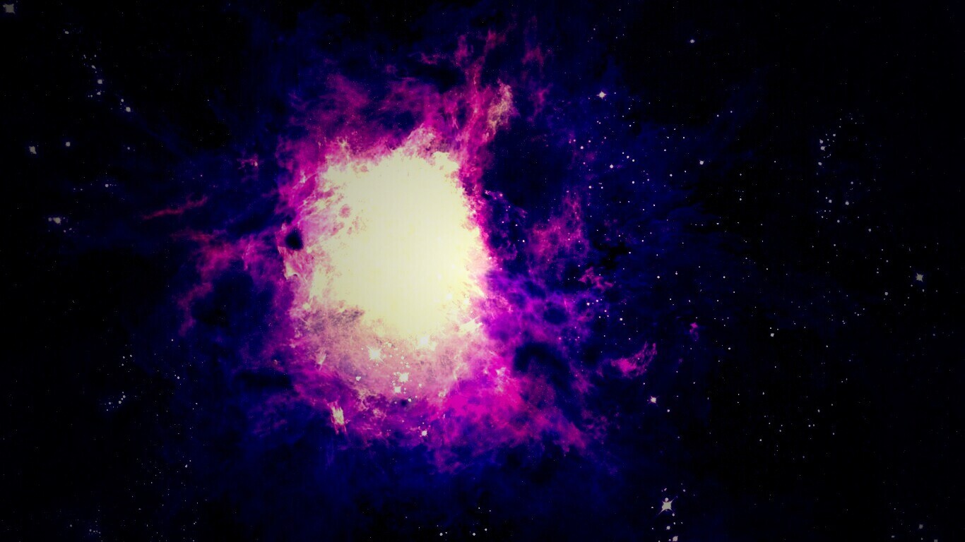 Фиолетовая туманность обои