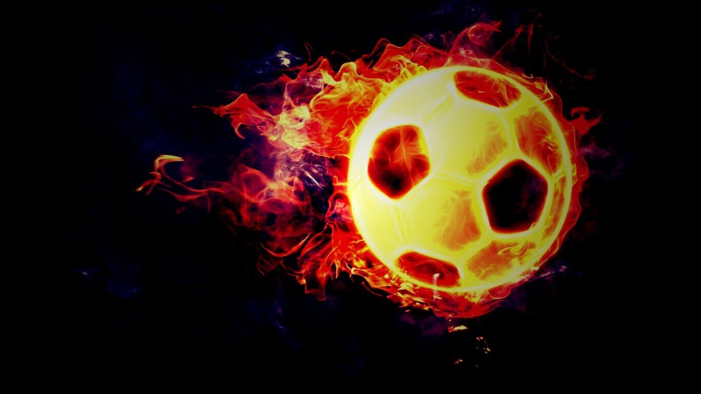 Огненный мяч обои