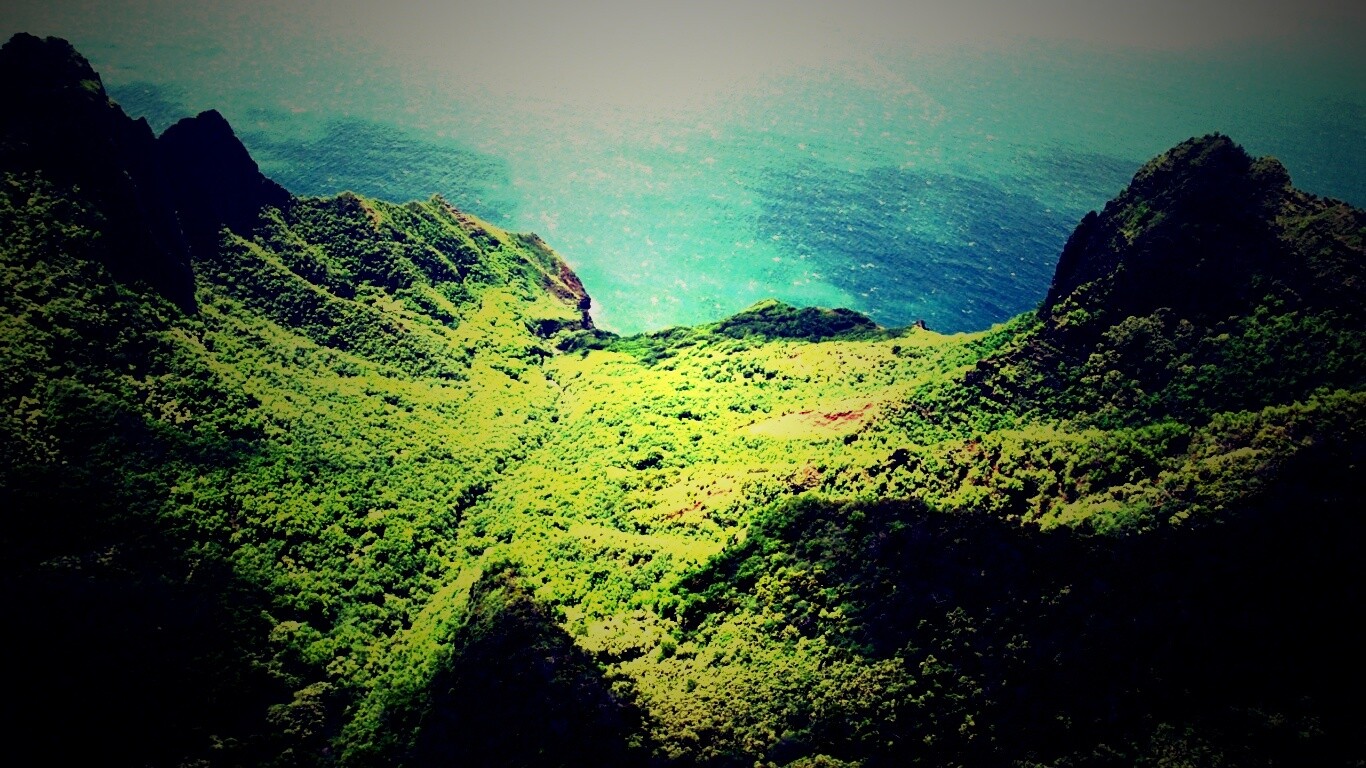 Горный пейзаж обои