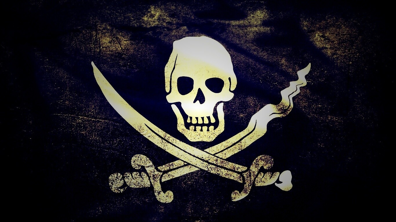 Пиратский флаг обои