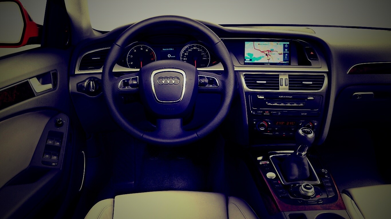 Салон ауди обои