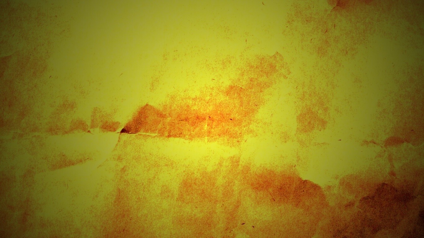 Текстура мятой желтой бумаги обои