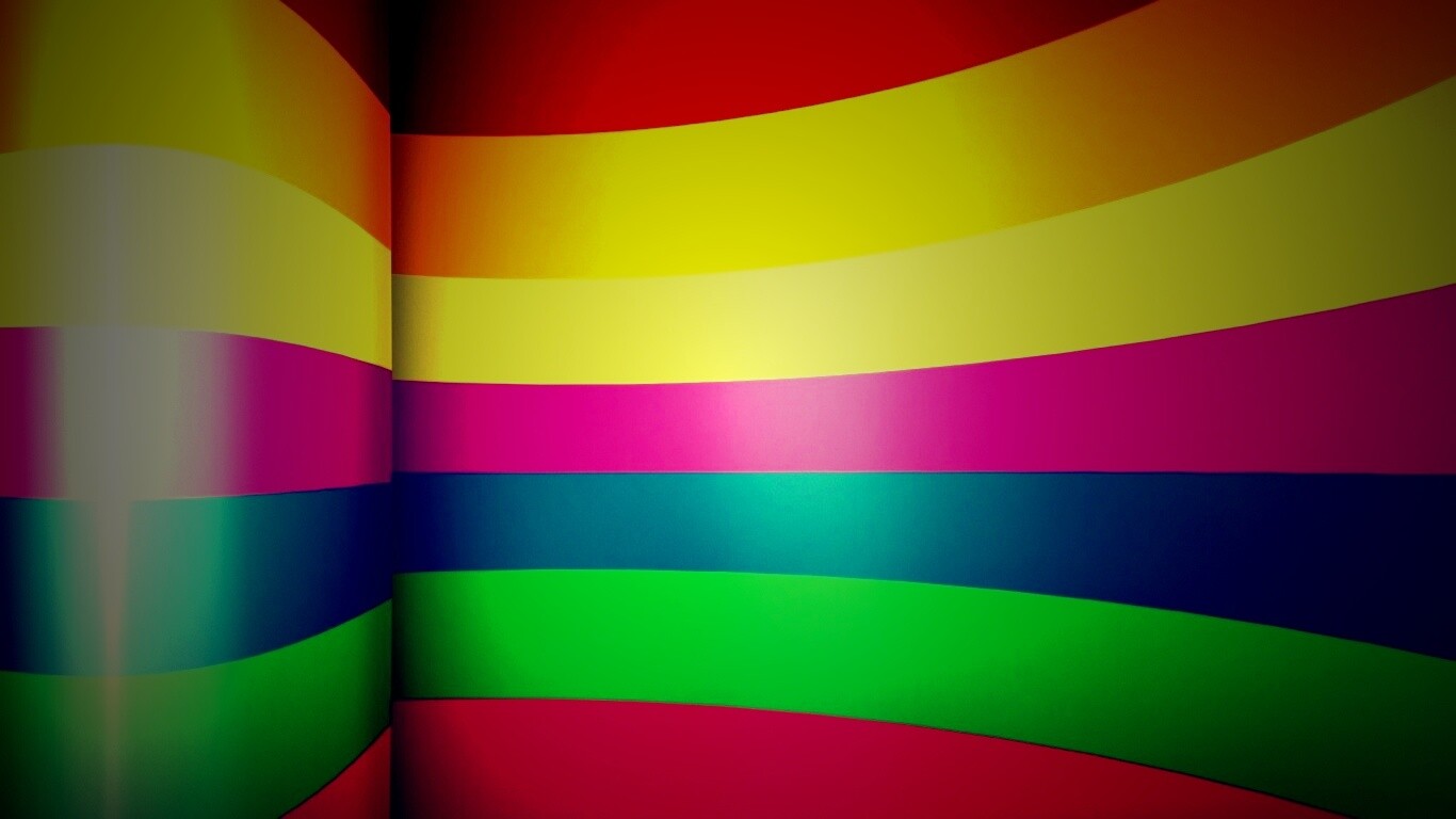 Радужные полосы обои