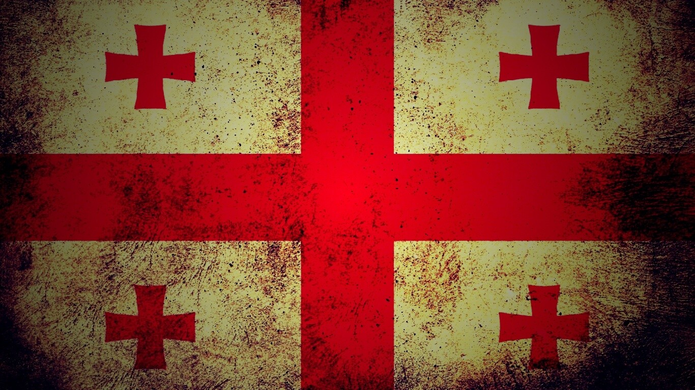 Флаг Грузии обои
