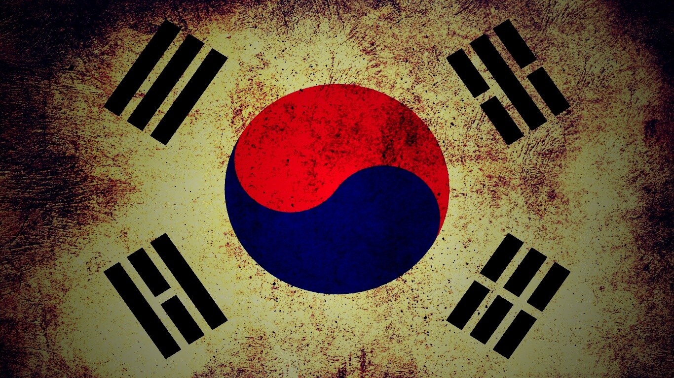 Флаг Кореи обои