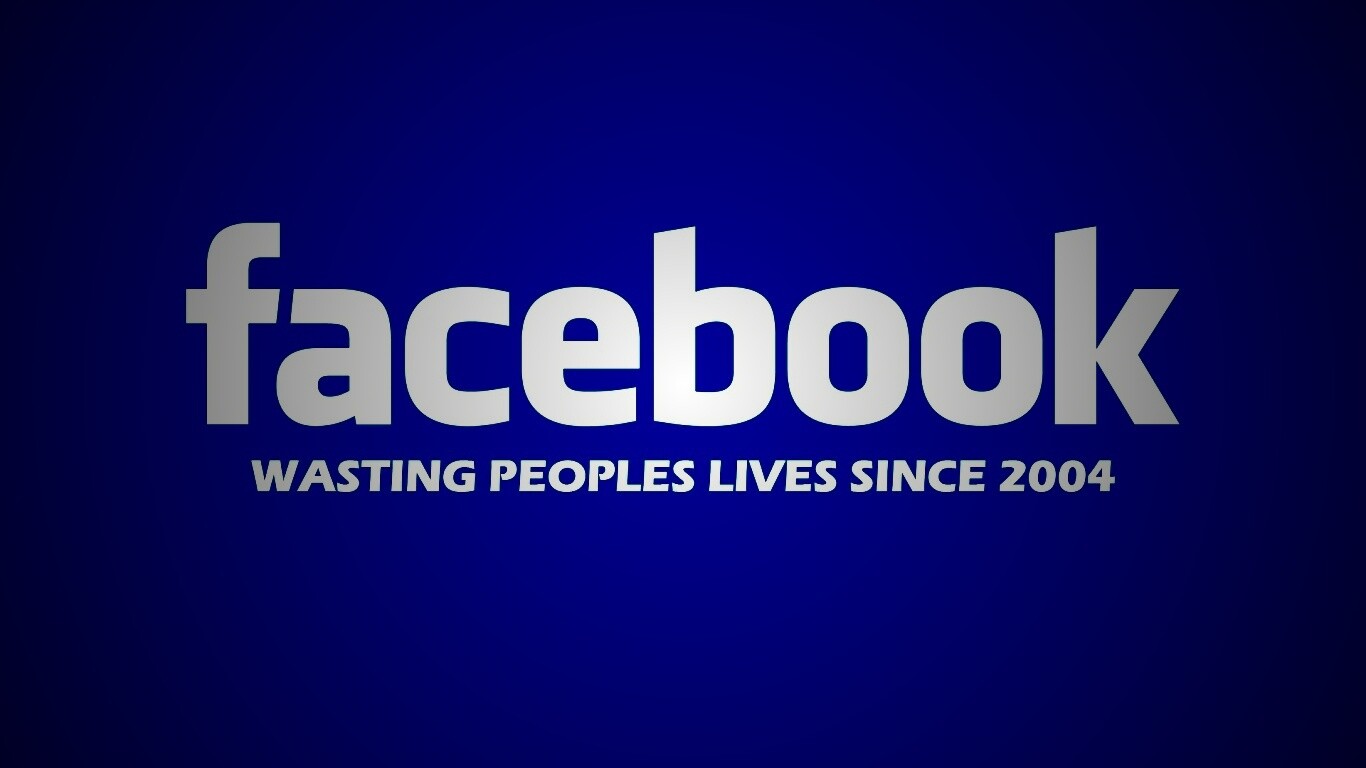 Facebook - жизнь на свалку обои