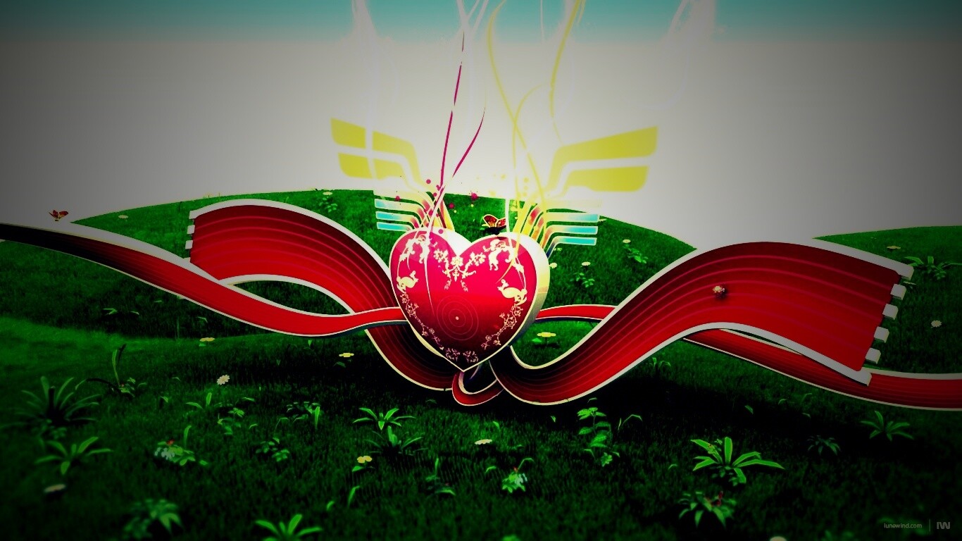 Валентинка обои