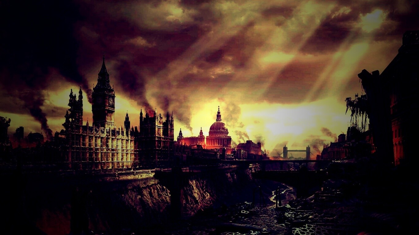 Руины Лондона обои