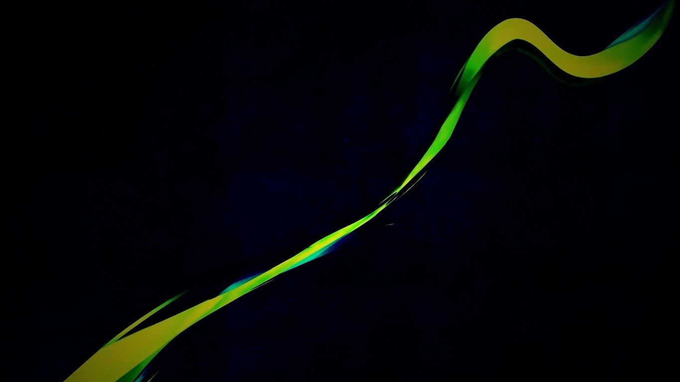 Яркая зеленая линия обои