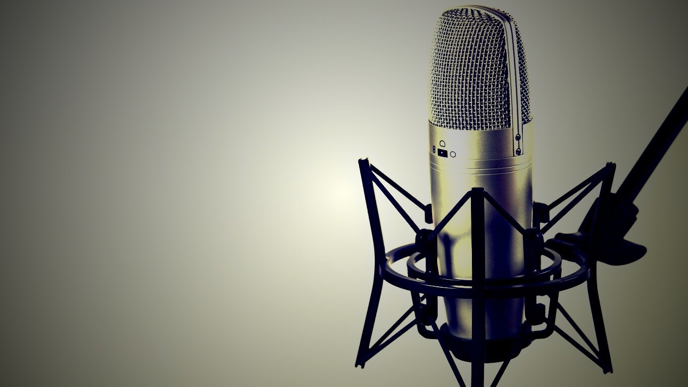 Студийный микрофон обои