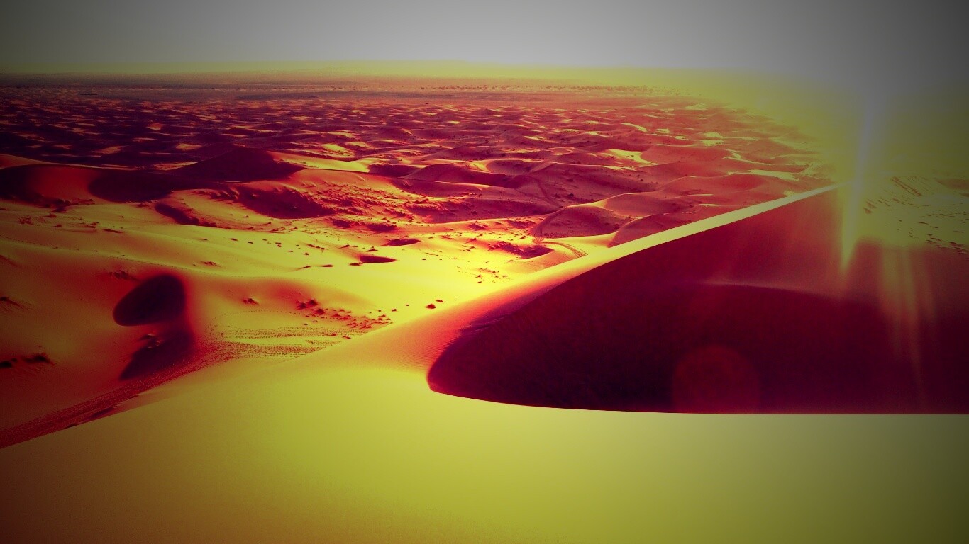 Солнечная пустыня обои