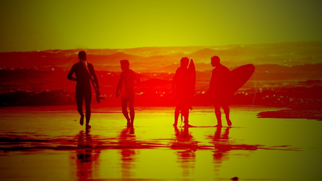 Серфингисты обои