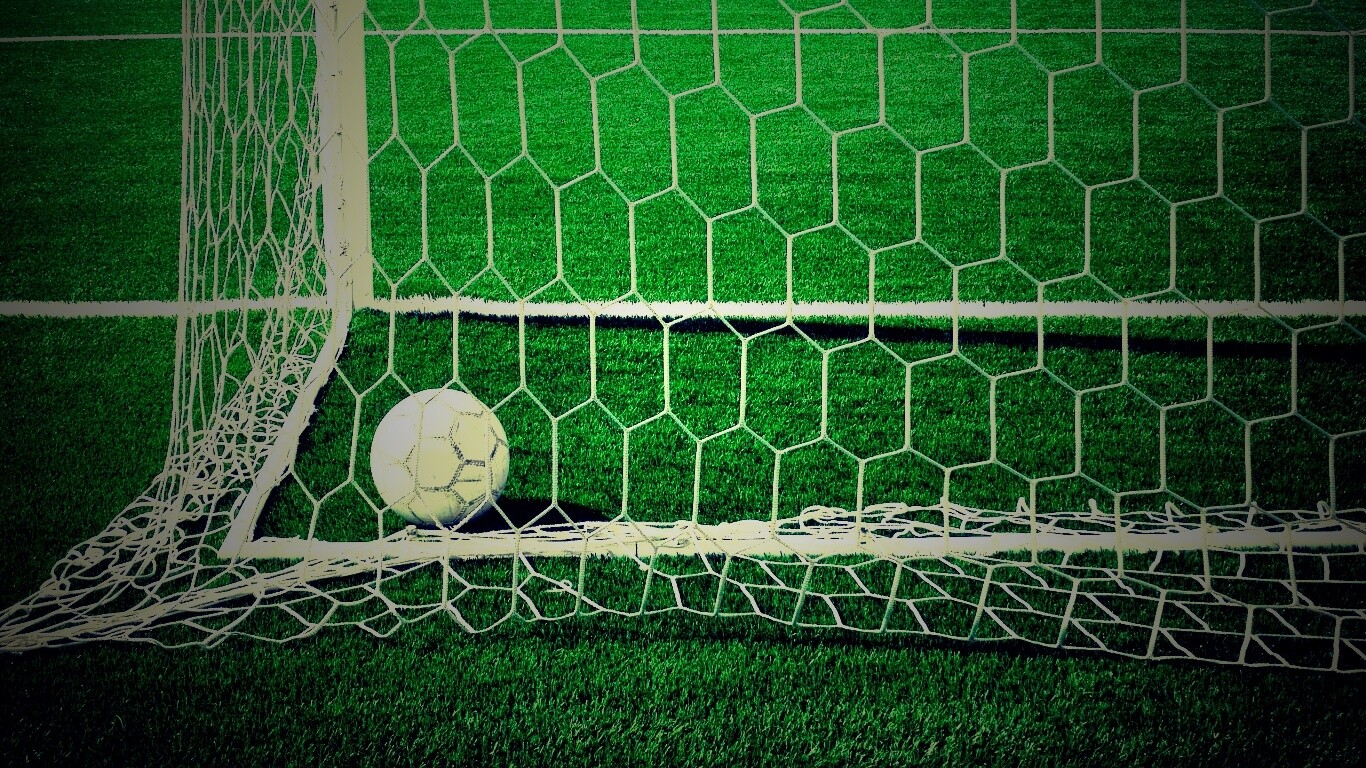Футбольные ворота обои