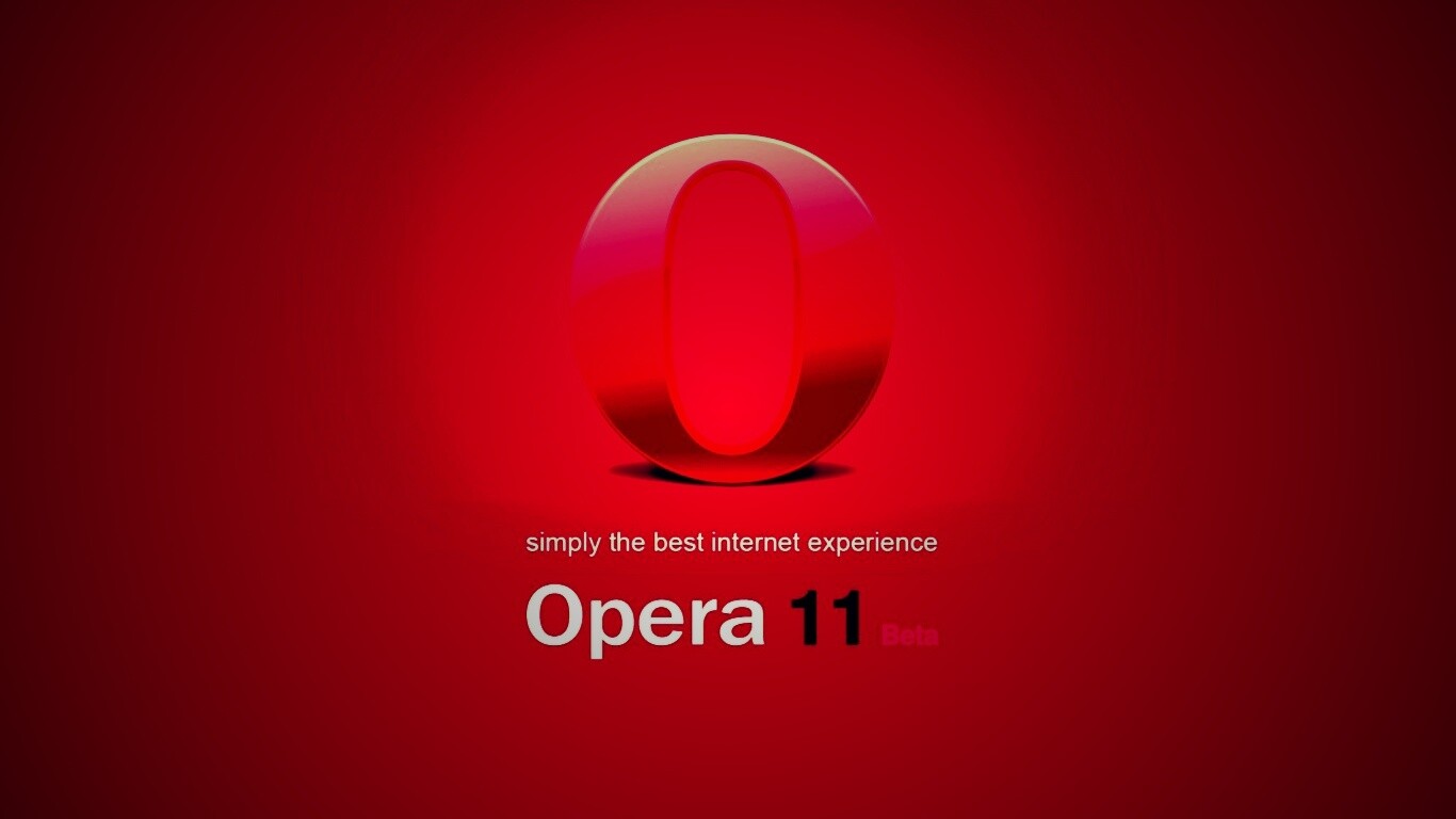 Opera 11 обои