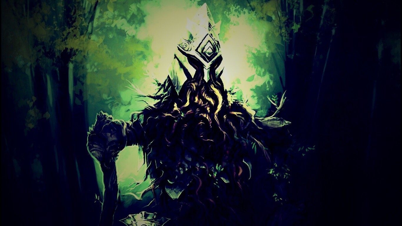 Зеленый король обои