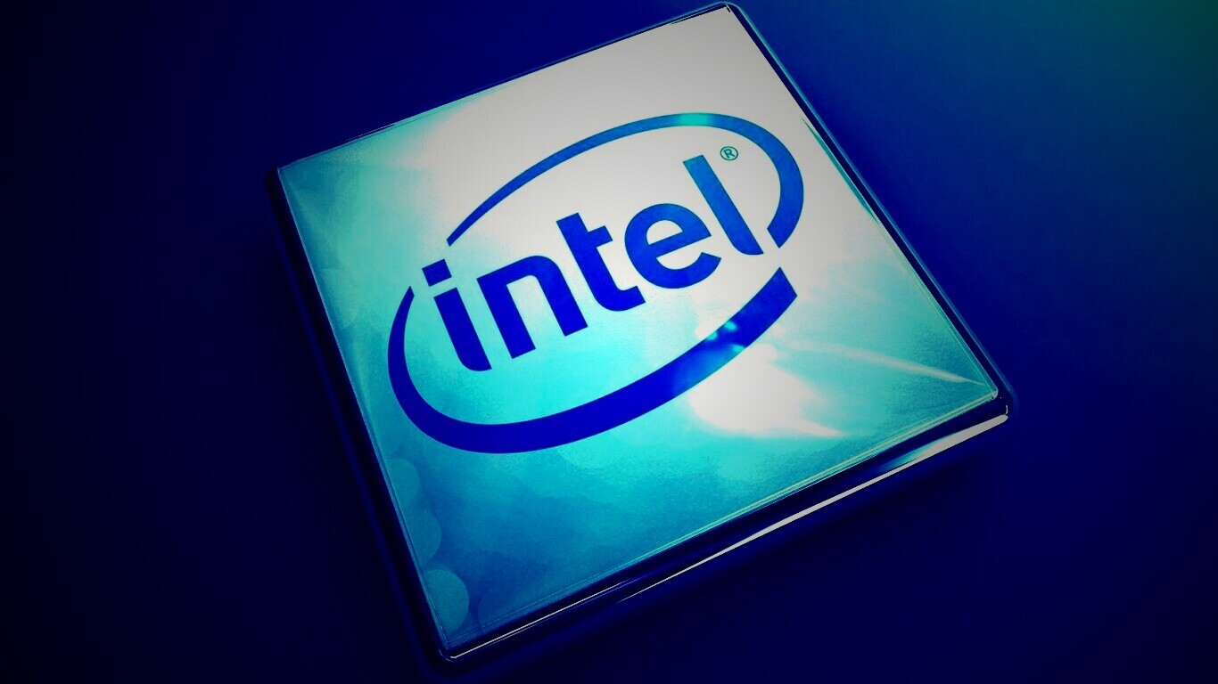 Логотип Intel обои