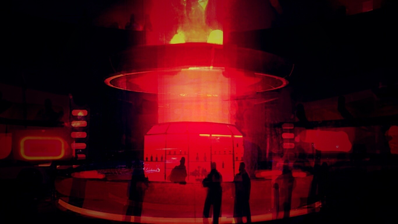 Красный бар из Mass Effect обои