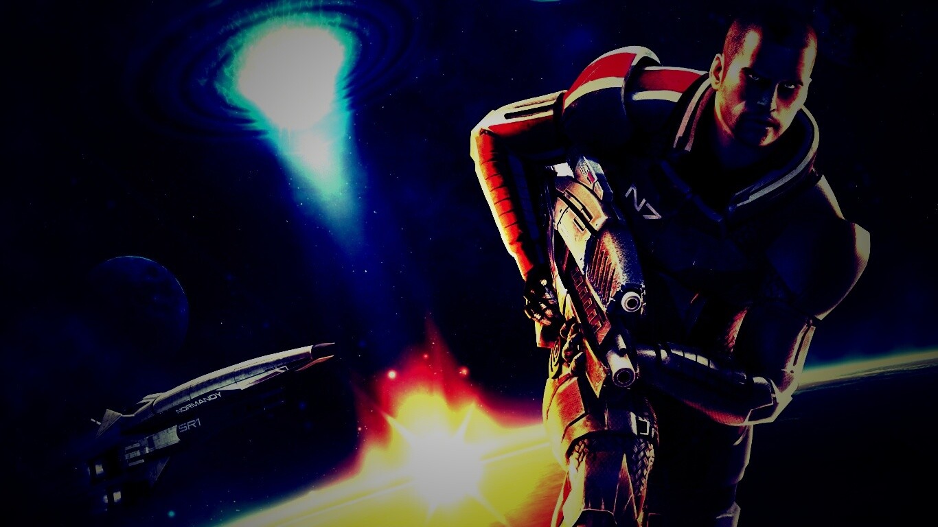 Шепард из вселенной Mass Effect обои
