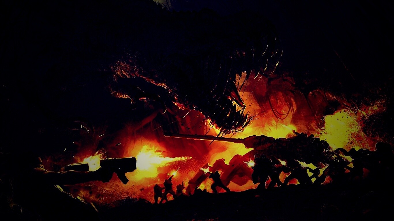 Динозавр обои