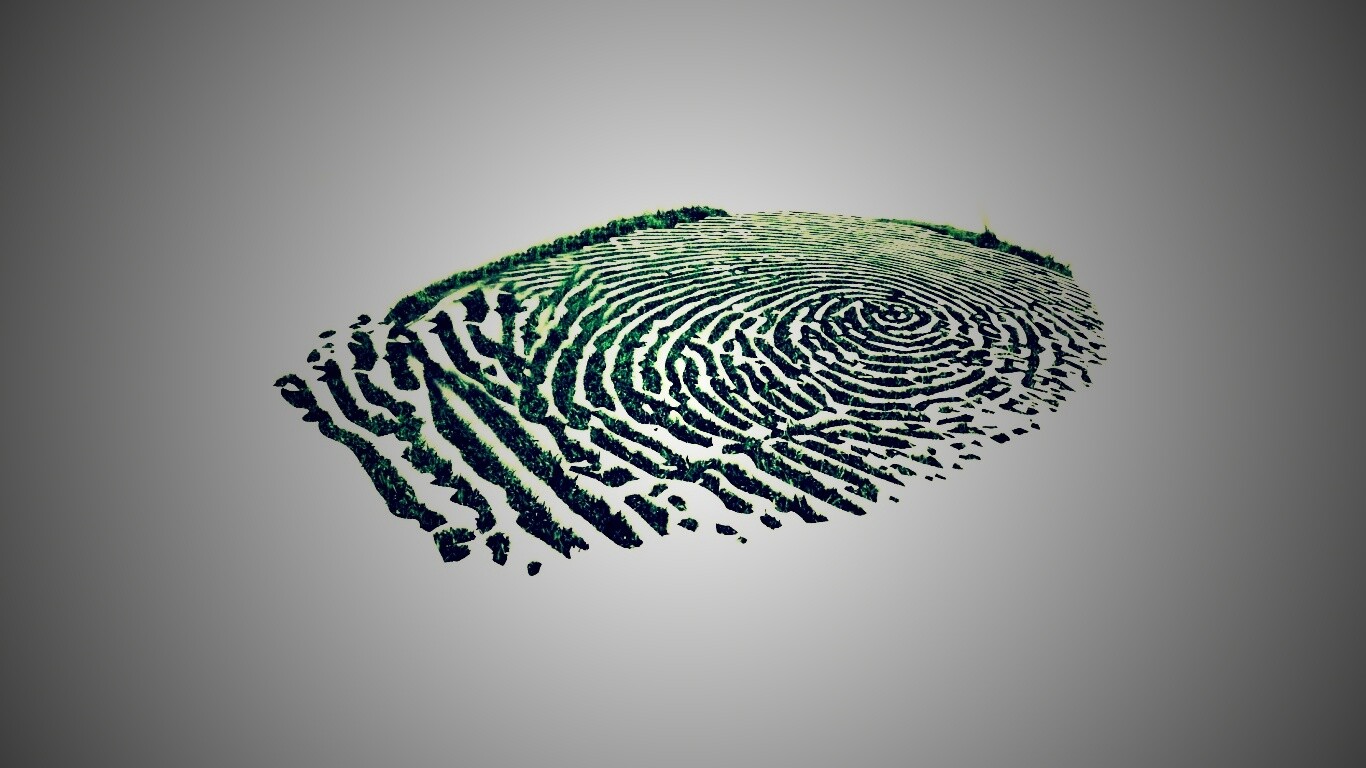 Отпечаток пальца обои