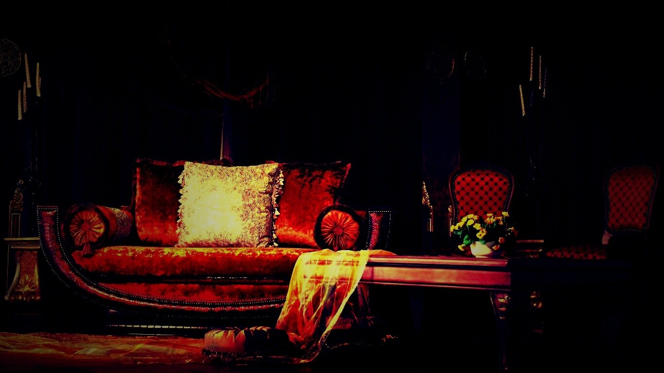 Комната в старом стиле обои