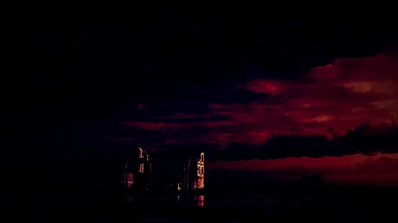 Руины здания обои