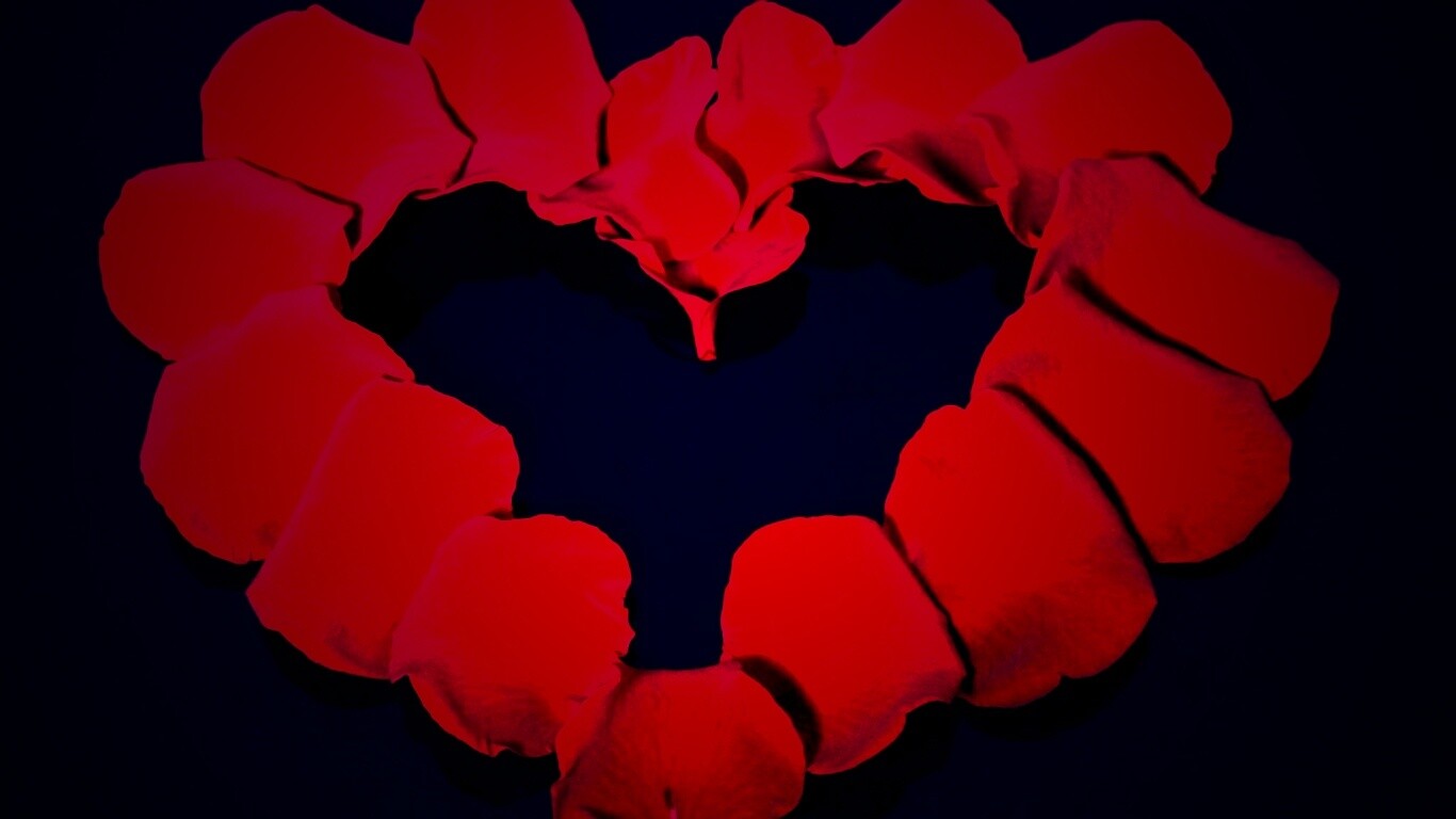 Красивое сердце обои