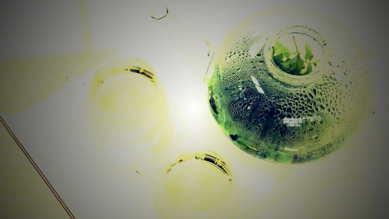 Зеленый чай обои