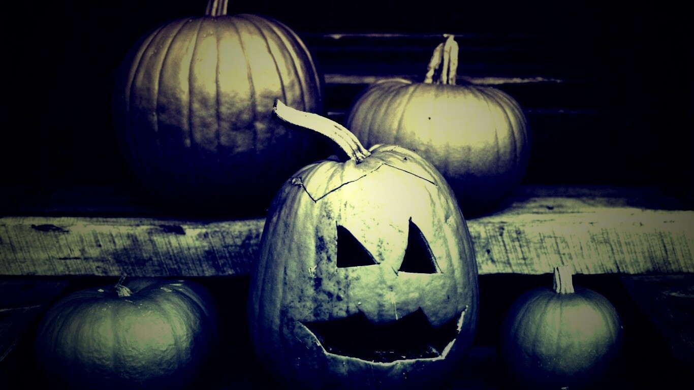 Тыквы на хэллоуин обои